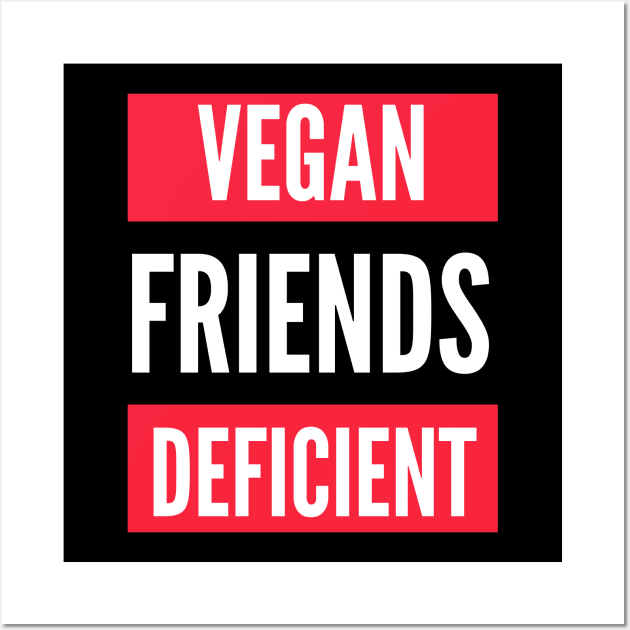 Vegan funny quote design Wall Art by Veganstitute 